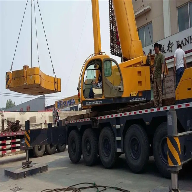 上林当地吊车出租|机器吊装|75吨|工厂搬迁服务